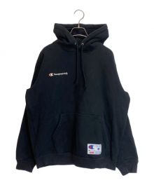 Champion×SUPREME（チャンピオン×シュプリーム）の古着「プルオーバーパーカー/Hooded Sweatshirt」｜ブラック