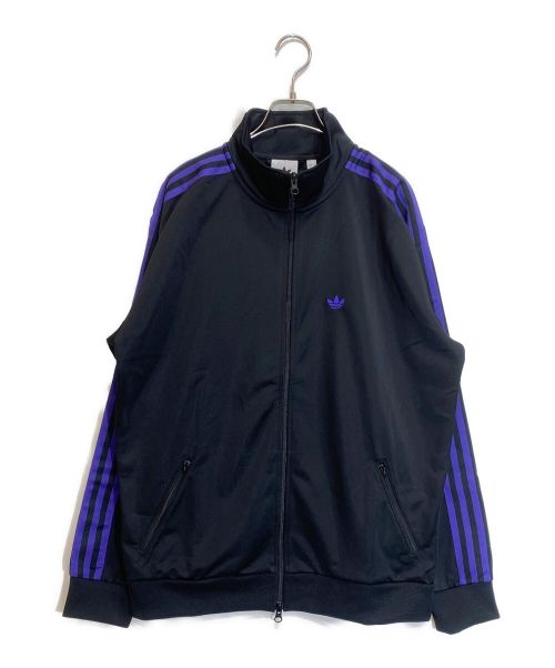 adidas（アディダス）adidas (アディダス) ベッケンバウアー トラック トップ/IZ4923 ブラック×パープル サイズ:Sの古着・服飾アイテム