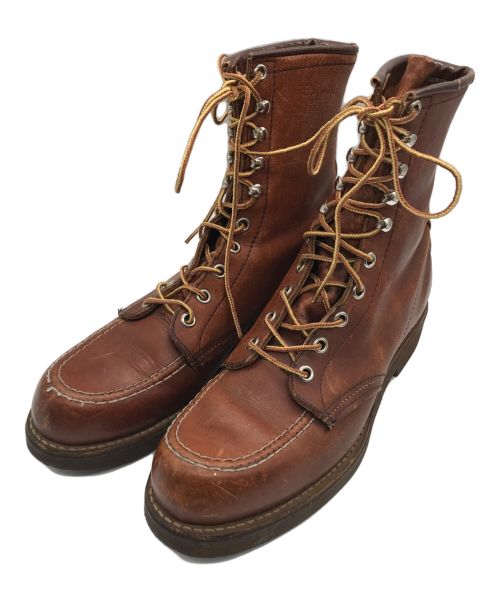 RED WING（レッドウィング）RED WING (レッドウィング) ロガーブーツ/羽タグ/ 70s-80s ブラウン サイズ:下記参照の古着・服飾アイテム