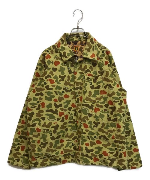 HUMAN MADE（ヒューマンメイド）HUMAN MADE (ヒューマンメイド) DUCK CAMO RANGER JACKET グリーン×ブラウン サイズ:Lの古着・服飾アイテム