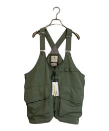 Snow peak（スノーピーク）の古着「TAKIBI Weather Cloth Vest」｜カーキ