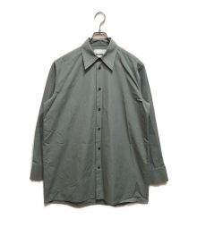 JIL SANDER（ジルサンダー）の古着「バックギャザーシャツ」｜グレー