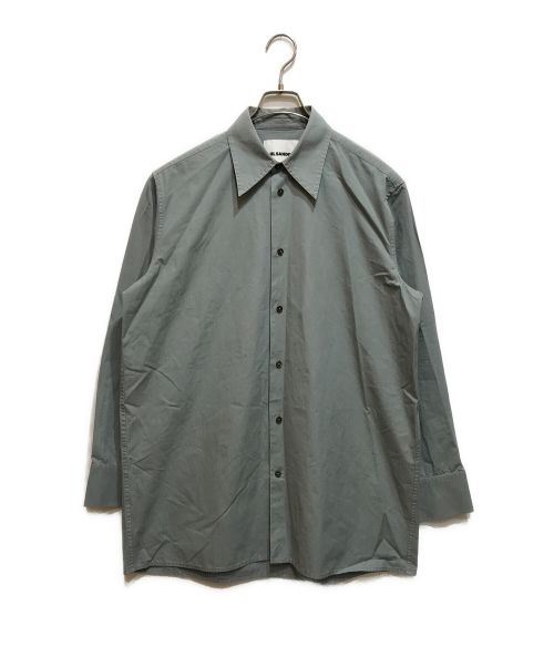 JIL SANDER（ジルサンダー）JIL SANDER (ジルサンダー) バックギャザーシャツ グレー サイズ:40の古着・服飾アイテム