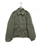 stussyステューシー）の古着「MILITARY OVERSHIRT」｜グリーン