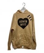 HUMAN MADEヒューマンメイド）の古着「HEART HOODIE/フーディー/パーカー」｜ベージュ