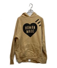 HUMAN MADE（ヒューマンメイド）の古着「HEART HOODIE/フーディー/パーカー」｜ベージュ