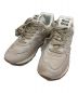 NEW BALANCE（ニューバランス）の古着「574 'Vintage-Effect Nappa'/5E946D-3H02」｜ベージュ