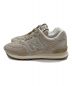 NEW BALANCE (ニューバランス) MIU MIU (ミュウミュウ) 574 'Vintage-Effect Nappa'/5E946D-3H02 ベージュ サイズ:37 1/2：65000円