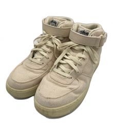 NIKE×stussy（ナイキ×ステューシー）の古着「Air Force 1 Mid "Fossil Stone"」｜アイボリー