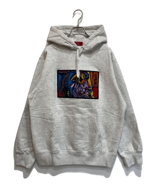 SUPREME（シュプリーム）SUPREME (シュプリーム) Chainstitch Hooded Sweatshirt グレー サイズ:Ｍの古着・服飾アイテム