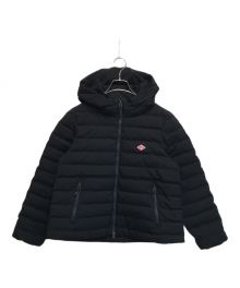 DANTON（ダントン）の古着「DANTON/WOOLWOOL LIKE POLYESTER MIDDLE DOWN HOODED JACKET/KW24-117-02」｜ネイビー