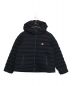 DANTON（ダントン）の古着「DANTON/WOOLWOOL LIKE POLYESTER MIDDLE DOWN HOODED JACKET/KW24-117-02」｜ネイビー