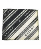 GIVENCHYジバンシィ）の古着「Bicolour Chain Logo Billfold Wallet」｜ブラック