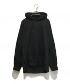 sacaiサカイ）の古着「S Sweat Jersey Hoodie/SCM-070」｜ブラック