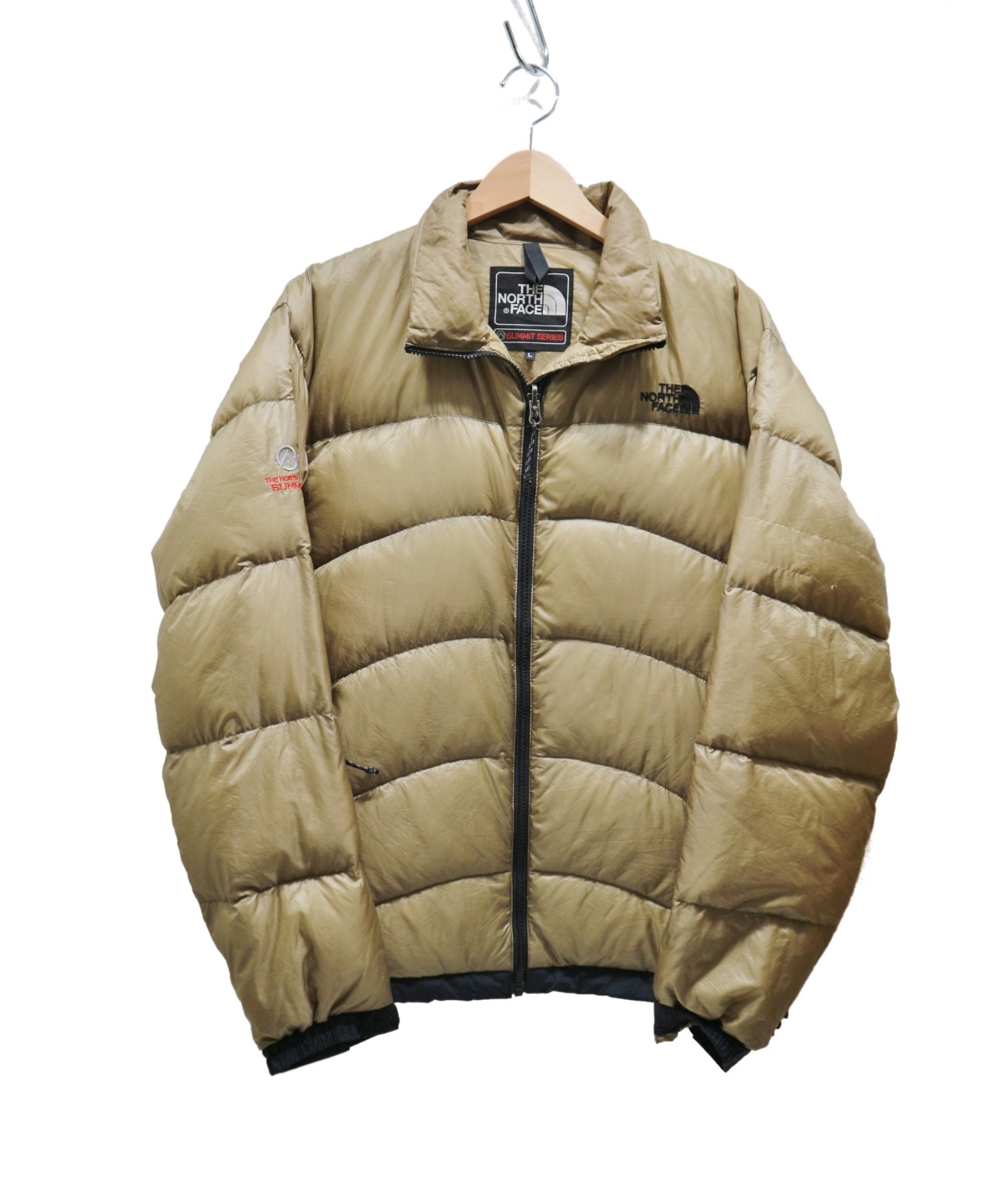 中古 古着通販 The North Face ザノースフェイス アコンカグアジャケット ベージュ サイズ Size L Summit Series Nd100 ブランド 古着通販 トレファク公式 Trefac Fashion