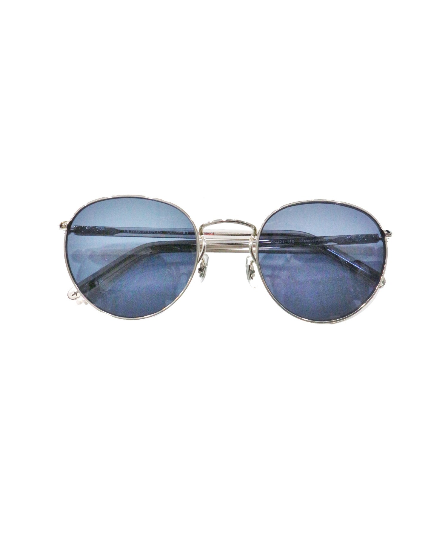 中古 古着通販 Oliver Peoples オリバーピープルズ サングラス シルバー ブルー サイズ Size 53 21 140 Hasset J 53 21 140 ケース付 定価36 000円 税 ブランド 古着通販 トレファク公式 Trefac Fashion