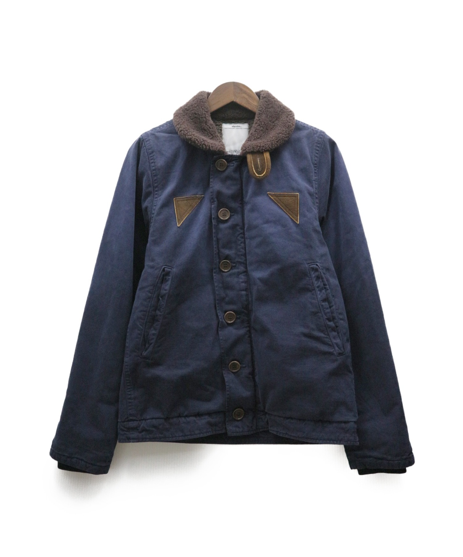 VISVIM - VISVIM DECK HAND JACKET フライトジャケット ネイビー Sの+