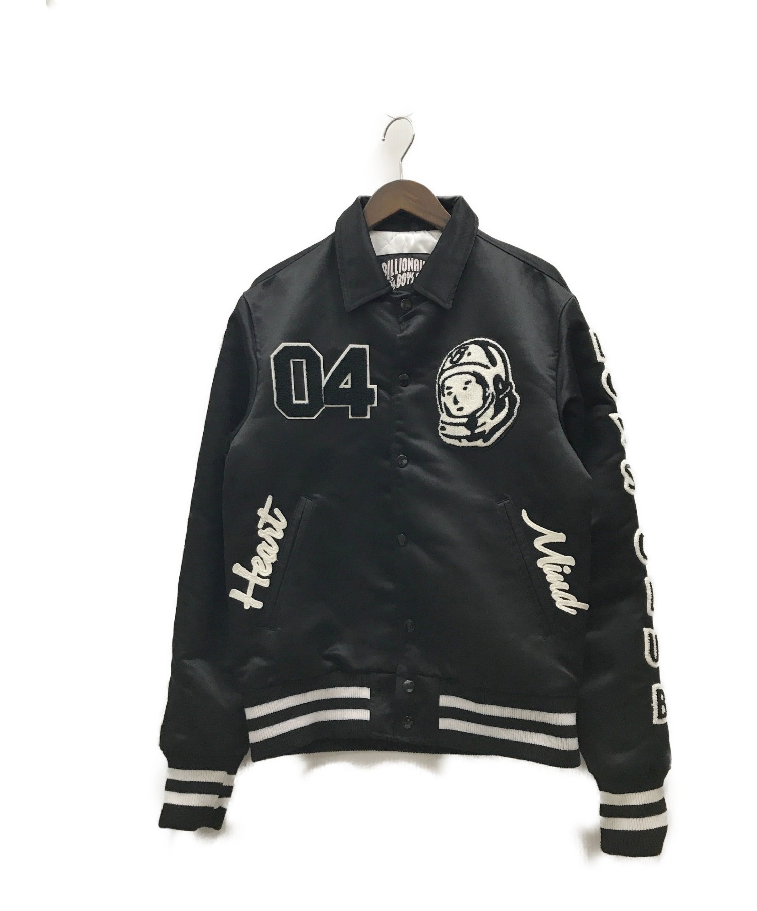 定番】Billionaire Boys Club バーシティジャケット 黒色 ビリオネア