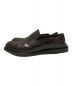 LOEWE (ロエベ) クロコエンボスslip on ブラウン サイズ:37：13800円