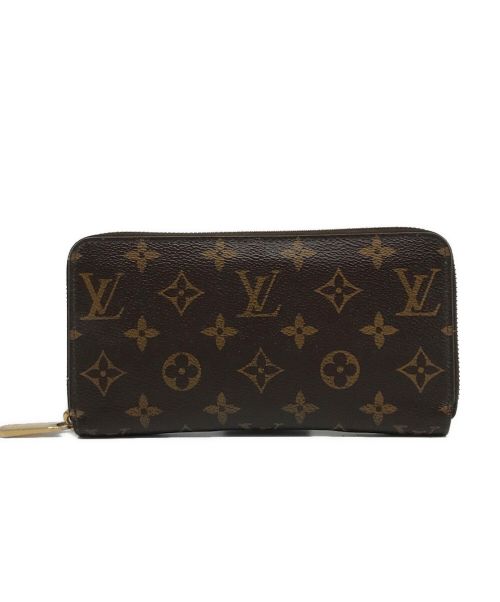 LOUIS VUITTON（ルイ ヴィトン）LOUIS VUITTON (ルイ ヴィトン) ジッピー・ウォレット ラウンドファスナー長財布 ブラウンの古着・服飾アイテム