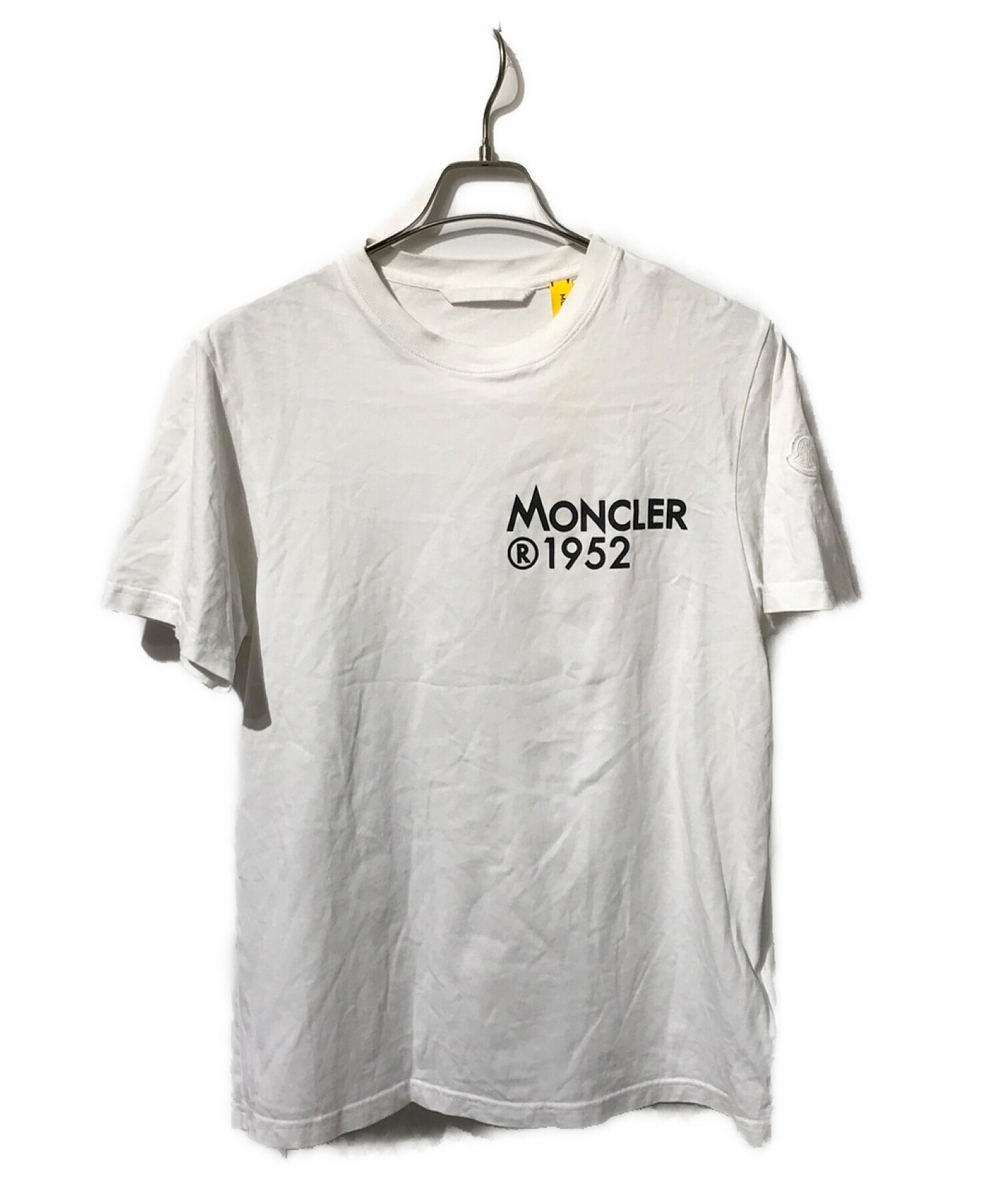 MONCLER GENIUS (モンクレール ジーニアス) ロゴTシャツ ホワイト サイズ:S