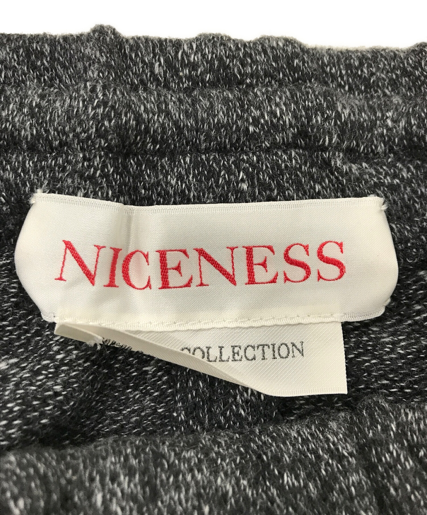 NICENESS OLIVER モックツイステッドヤーン トラウザー M-