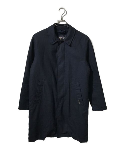 LAVENHAM（ラベンハム）LAVENHAM (ラベンハム) キルティングライナー付ステンカラーコート ネイビー サイズ:36の古着・服飾アイテム