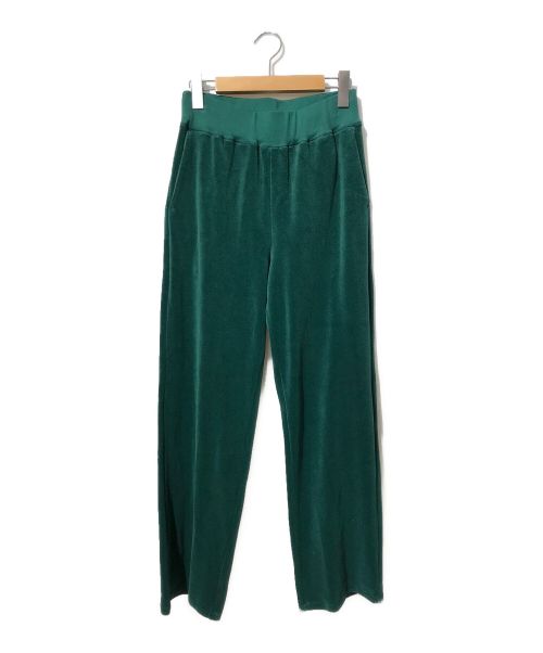 Americana（アメリカーナ）Americana (アメリカーナ) L'Appartement (アパルトモン) Pile Relax Pants グリーン サイズ:Sの古着・服飾アイテム