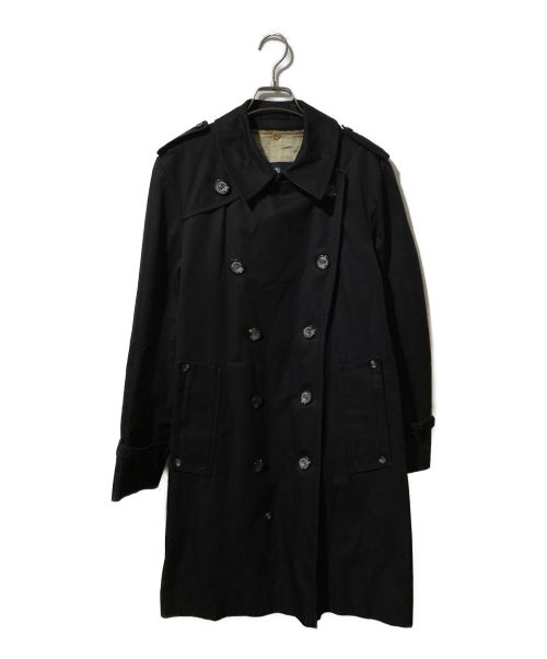 Aquascutum（アクアスキュータム）Aquascutum (アクアスキュータム) ライナー付トレンチコート ブラック サイズ:Mの古着・服飾アイテム