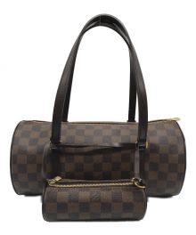 LOUIS VUITTON（ルイ ヴィトン）の古着「ダミエ/パピヨン30/ハンドバッグ」｜ブラウン