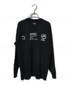 NEIGHBORHOODネイバーフッド）の古着「LISTED 20CG2 L／S TEE」｜ブラック