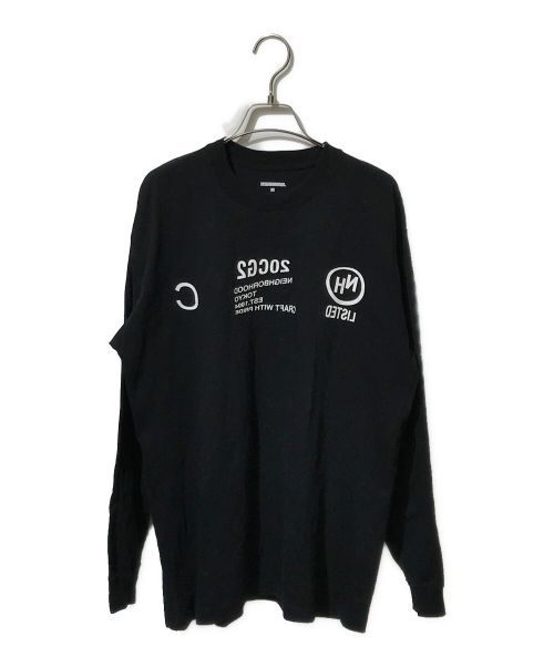 NEIGHBORHOOD（ネイバーフッド）NEIGHBORHOOD (ネイバーフッド) LISTED 20CG2 L／S TEE ブラック サイズ:Mの古着・服飾アイテム