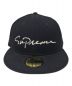 中古・古着 New Era (ニューエラ) SUPREME (シュプリーム) Classic Script NEW ERA ネイビー サイズ:7 1/2-59.6cm：8800円