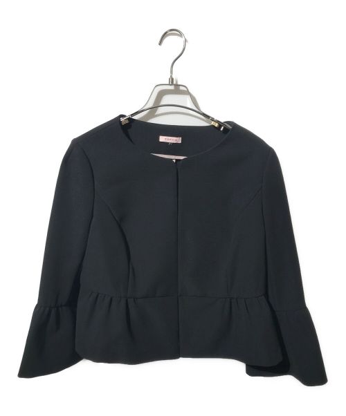 TOCCA（トッカ）TOCCA (トッカ) ノーカラージャケット ブラック サイズ:4の古着・服飾アイテム