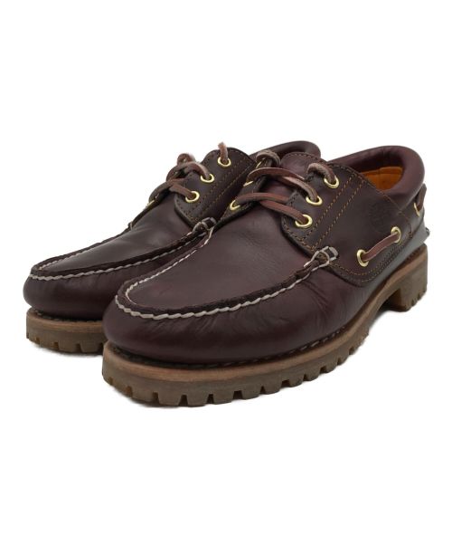 Timberland（ティンバーランド）Timberland (ティンバーランド) Authentics 3 Eye Classic/オーセンティック3アイクラシック ボルドー サイズ:US7W/UK6.5/EUR40の古着・服飾アイテム