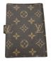 LOUIS VUITTON (ルイ ヴィトン) 手帳カバー ブラウン：7000円