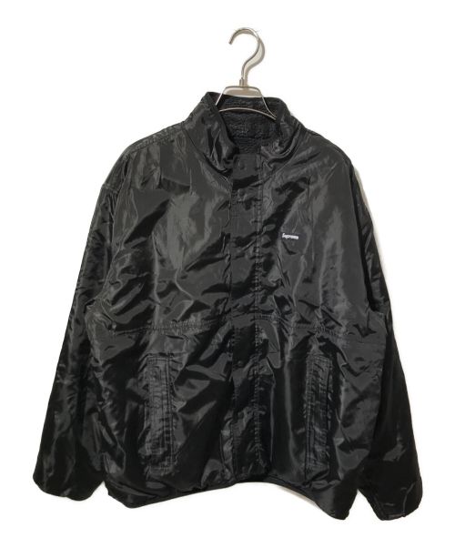 SUPREME（シュプリーム）SUPREME (シュプリーム) Geo Reversible WINDSTOPPER Fleece Jacket ブラック サイズ:Lの古着・服飾アイテム