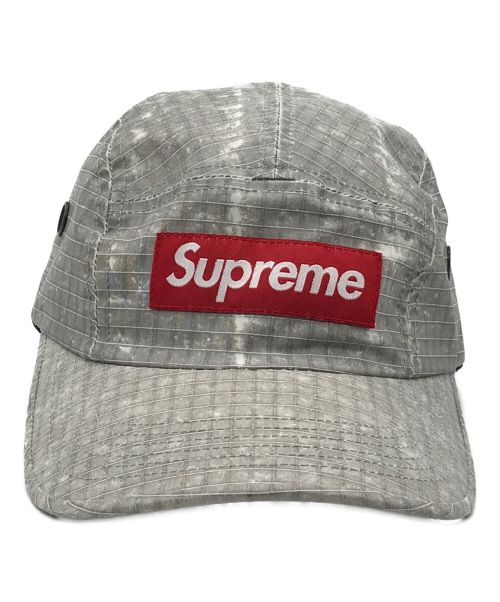 SUPREME（シュプリーム）SUPREME (シュプリーム) DISTRESSED RIPSTOP CAMP CAP グレーの古着・服飾アイテム