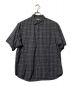 STEVEN ALAN（スティーブンアラン）の古着「C/S/L CHECK REGULAR COLLAR SHORT SLEEVE SHIRT/8116-149-0321」｜グレー