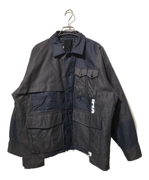 NEIGHBORHOOD（ネイバーフッド）NEIGHBORHOOD (ネイバーフッド) コンバットジャケット ネイビー サイズ:Sの古着・服飾アイテム