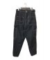 doublet (ダブレット) HEAVY TWILL HIGH WAIST WIDE TAPERED TROUSERS ブラック サイズ:SMALL：10000円