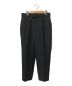 A.PRESSE（アプレッセ）の古着「Wide Tapered Trousers/ワイドテーパードトラウザー/スラックス」｜ネイビー