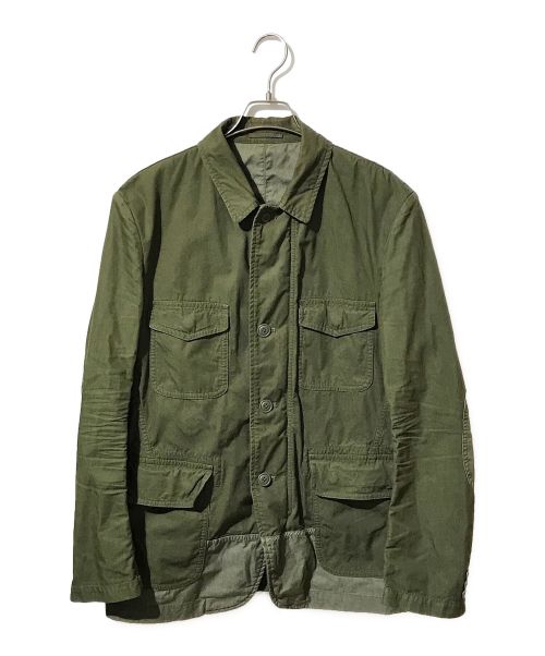 COMME des GARCONS HOMME（コムデギャルソン オム）COMME des GARCONS HOMME (コムデギャルソン オム) GARMENT DYED MULTI POCKET JACKET/ガーメントダイマルチポケットジャケット オリーブ サイズ:Mの古着・服飾アイテム