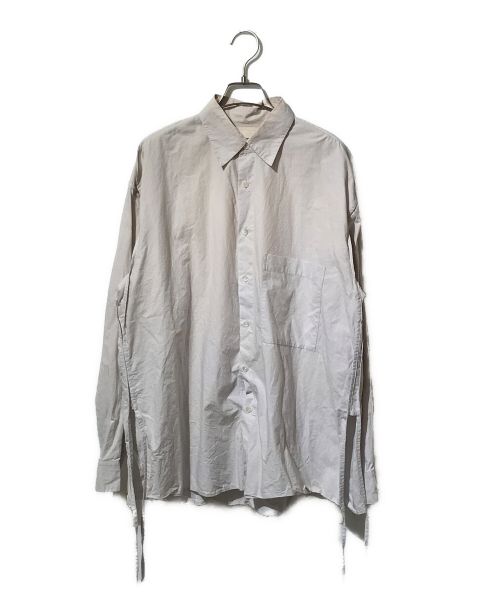 YOKE（ヨーク）YOKE (ヨーク) PIPING SHIRT ライトグレー サイズ:3の古着・服飾アイテム