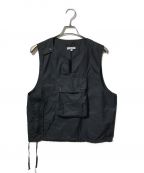 Engineered Garmentsエンジニアド ガーメンツ）の古着「COVER VEST/Nylon Micro Ripstop」｜ブラック