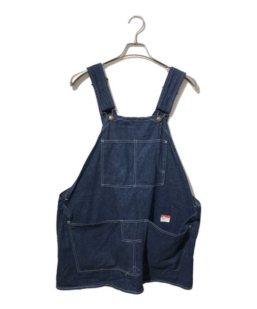 CAL O LINE（キャルオーライン）CAL O LINE (キャルオーライン) UTILITY DENIM APRON 2nd/ユーティリティデニムベスト インディゴ サイズ:Ｆの古着・服飾アイテム