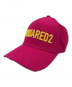 DSQUARED2ディースクエアード）の古着「COTTONN BASEBALL CAP」｜ピンク