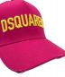 中古・古着 DSQUARED2 (ディースクエアード) COTTONN BASEBALL CAP ピンク：4800円