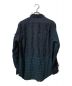 Engineered Garments (エンジニアド ガーメンツ) Fringe Stripe Shirt ネイビー×グリーン サイズ:M：17800円