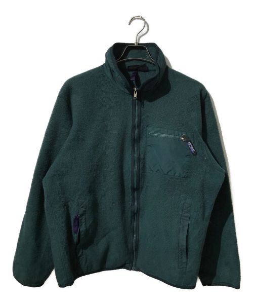 Patagonia（パタゴニア）Patagonia (パタゴニア) フリースジャケット グリーン サイズ:Lの古着・服飾アイテム